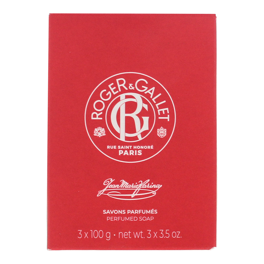 Roger & Gallet Jean Marie Farina 3 x Soap 100g - Box