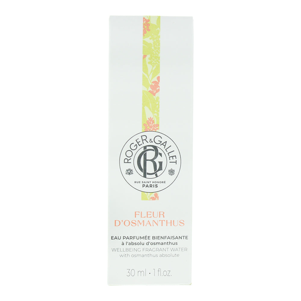 Roger & Gallet Fleur D'osmanthus Fragrant Water 30ml - Box