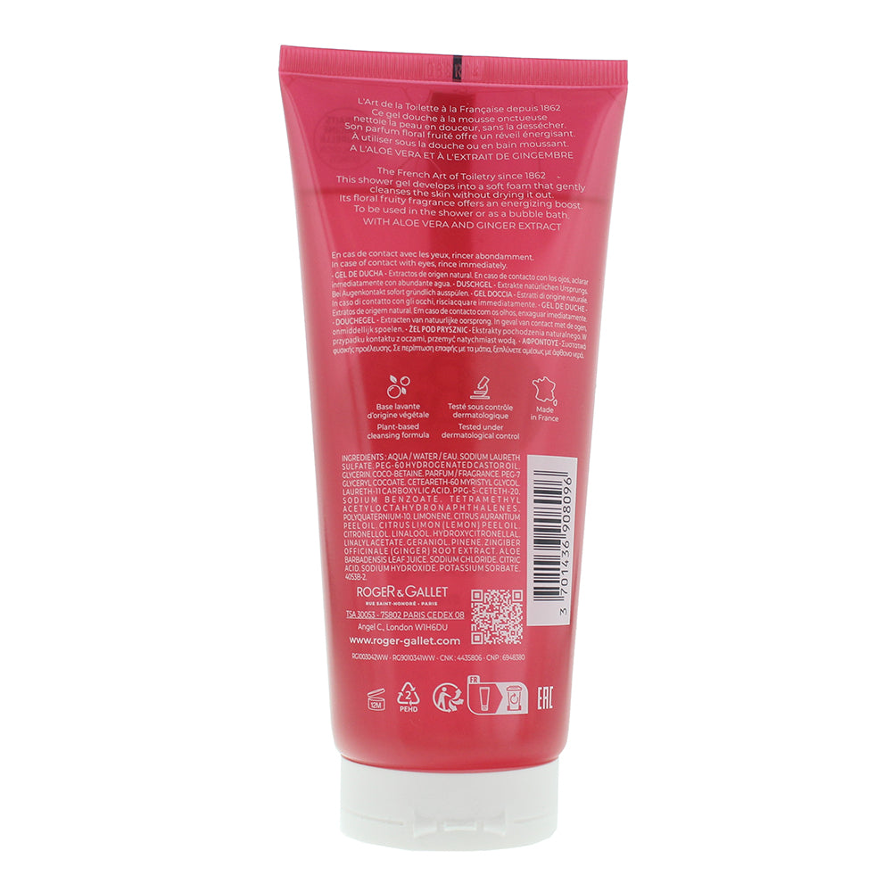Roger & Gallet Gingembre Rouge Shower Gel 200ml