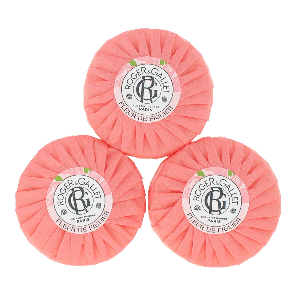 Roger & Gallet Fleur De Figuier 3 x Soap 100g - Product