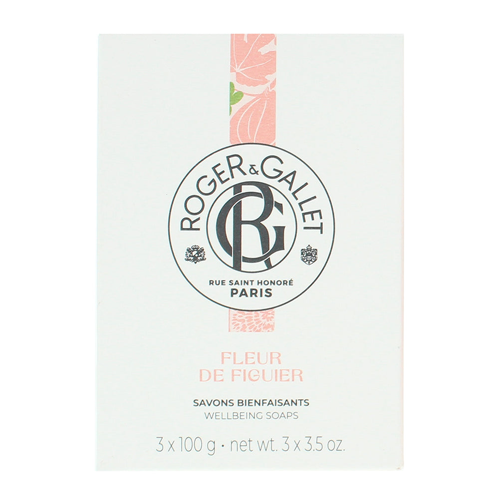 Roger & Gallet Fleur De Figuier 3 x Soap 100g - Box