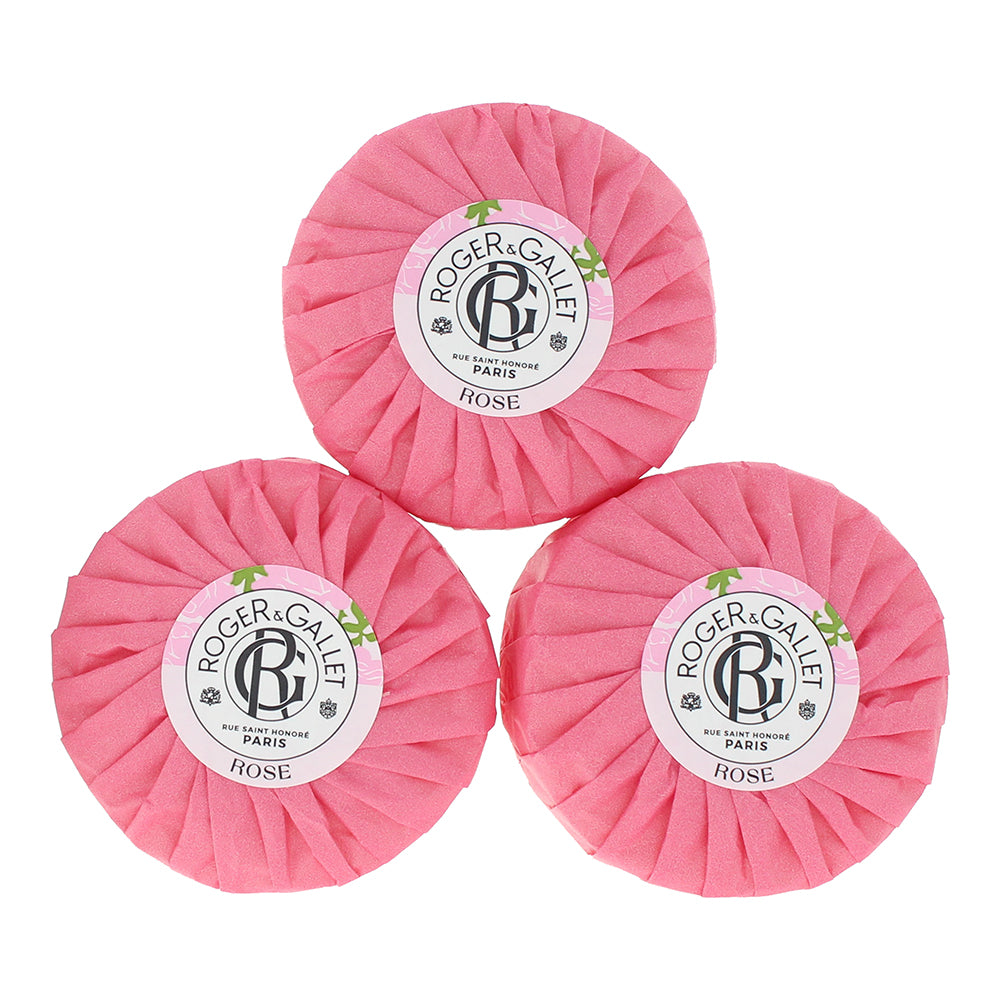 Roger & Gallet Rose 3 x Soap 100g - Product