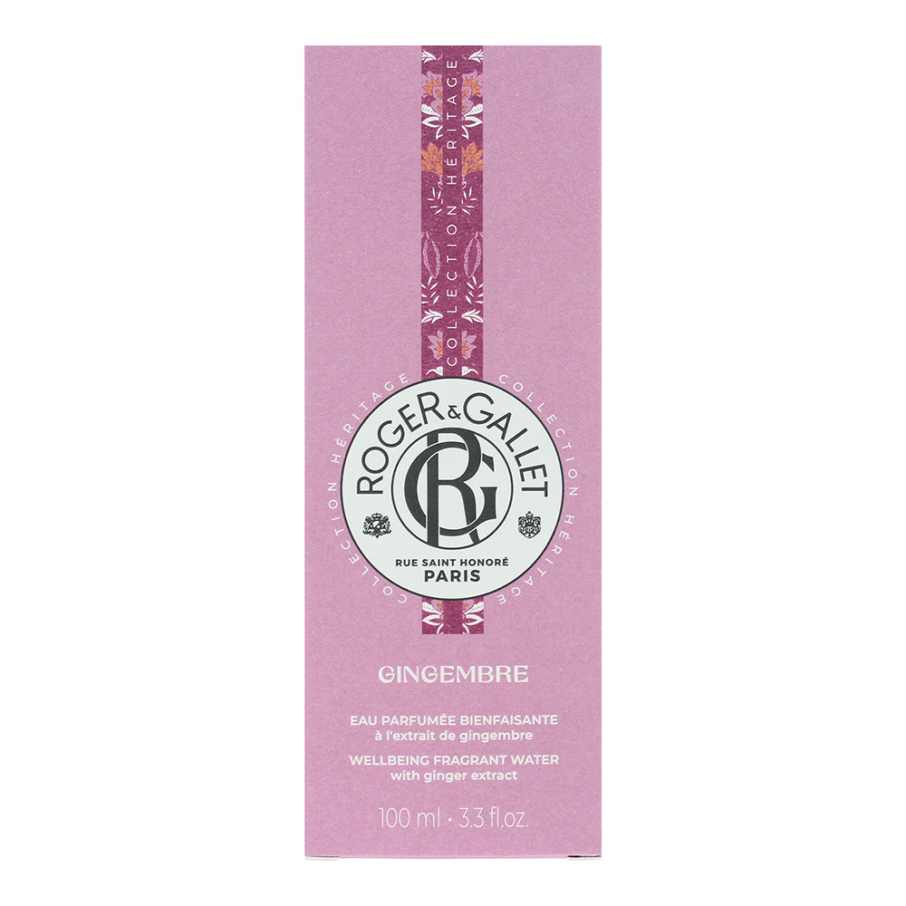 Roger & Gallet Gingembre Rouge Fragrant Water 100ml - Box