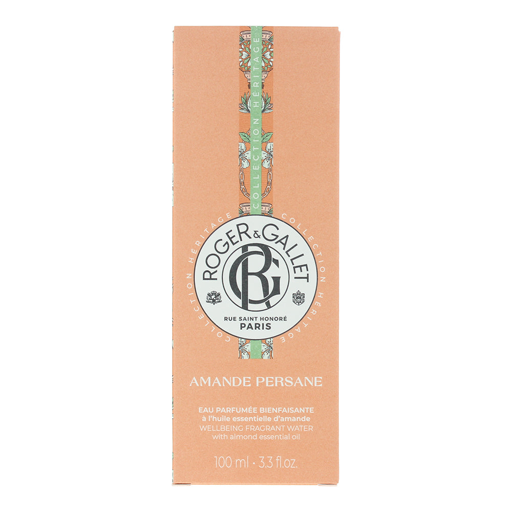Roger & Gallet Amande Persane Fragrant Water 100ml - Box