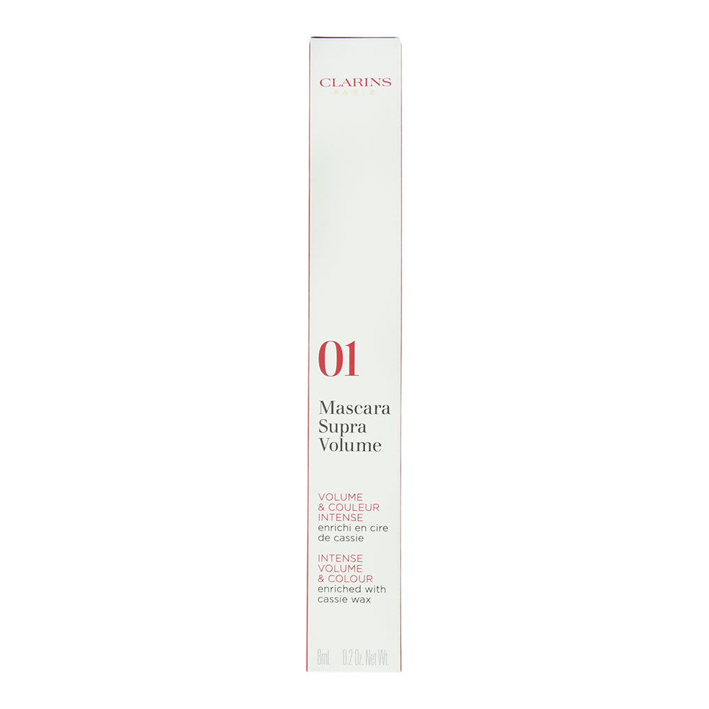 Clarins Supra Volume 01 Intense Black Mascara 8ml - Box