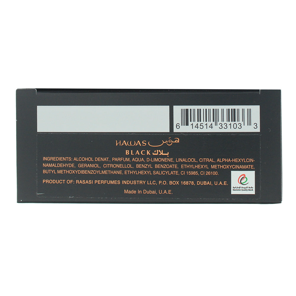 Rasasi Hawas Black Eau de Parfum 100ml