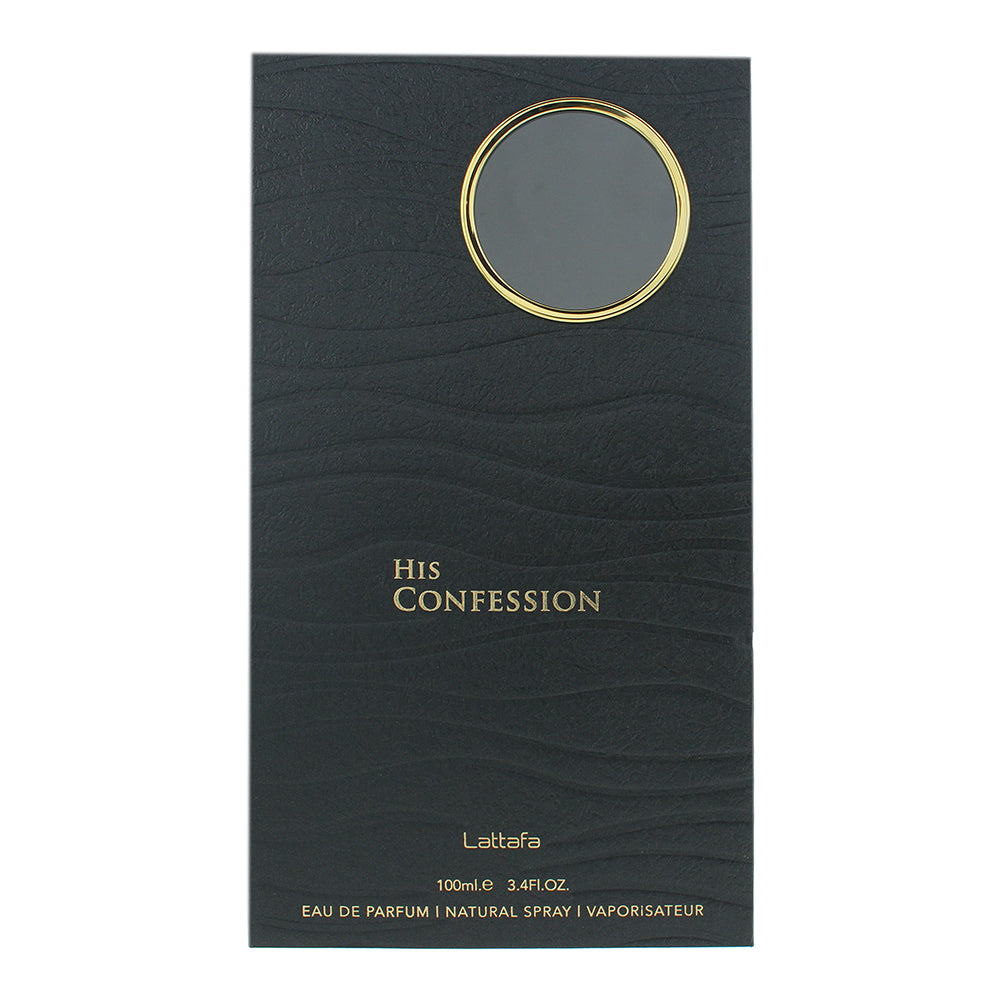 Lattafa His Confession Eau de Parfum 100ml - Box