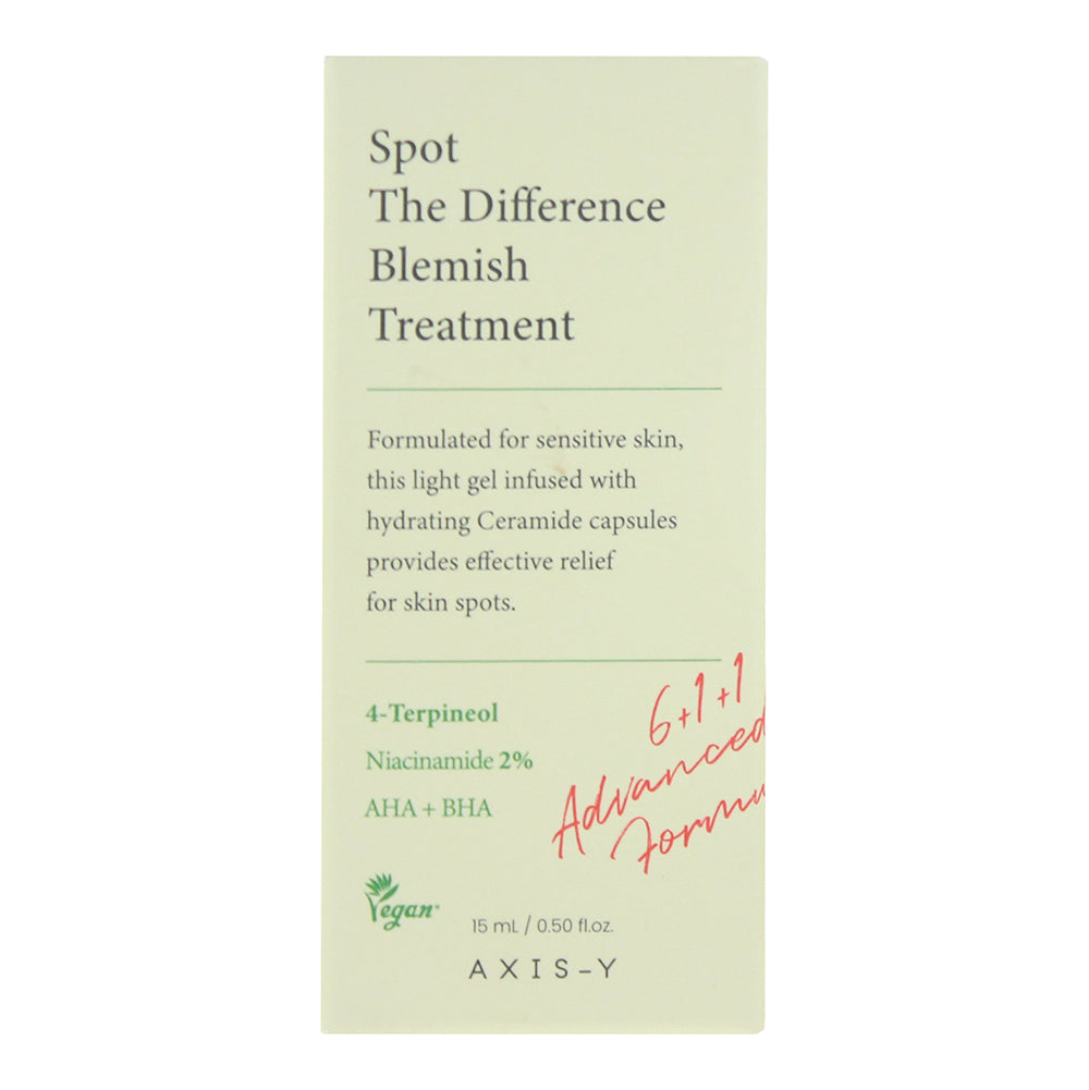 Axis-Y 6+1+1 Spot the Difference Blemish Treatment 15ml - Box