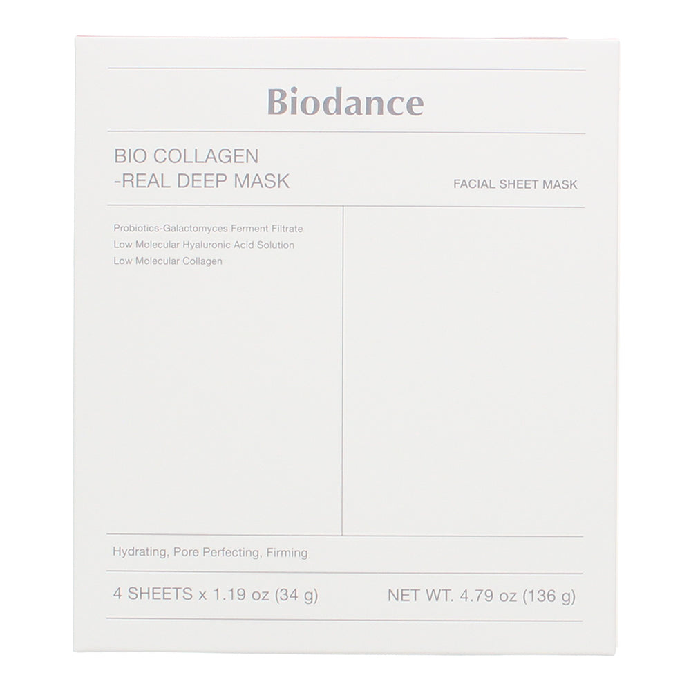 Biodance Bio-Collagen Real Deep Mask Sheets 4 x 34g - Box