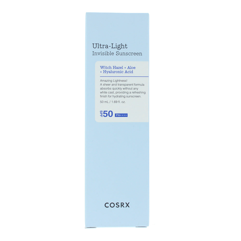 Cosrx Ultra Light Invisible Spf 50 Sun Cream 50ml - Box
