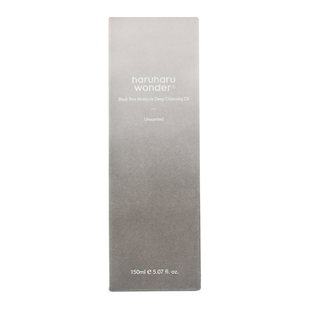 Haruharu Wonder Black Rice Moisture Deep Cleansing Oil 150ml - Box