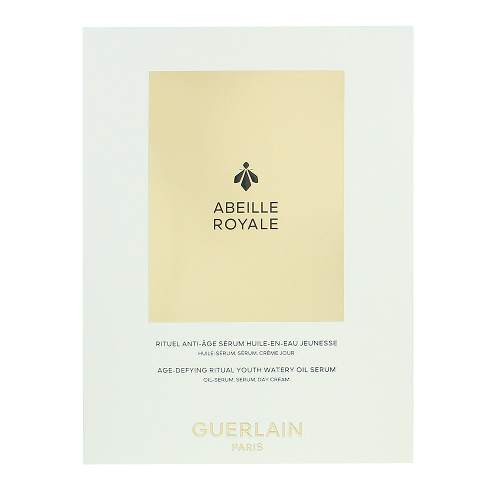 Guerlain Abeille Royale 3 Piece Gift Set: Day Cream 7ml - Oil In Water Serum 30m - Box