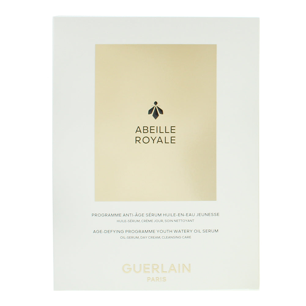 Guerlain Abeille Royale 3 Piece Gift Set: Watery Oil Serum 50ml - Day Cream 15ml - Box