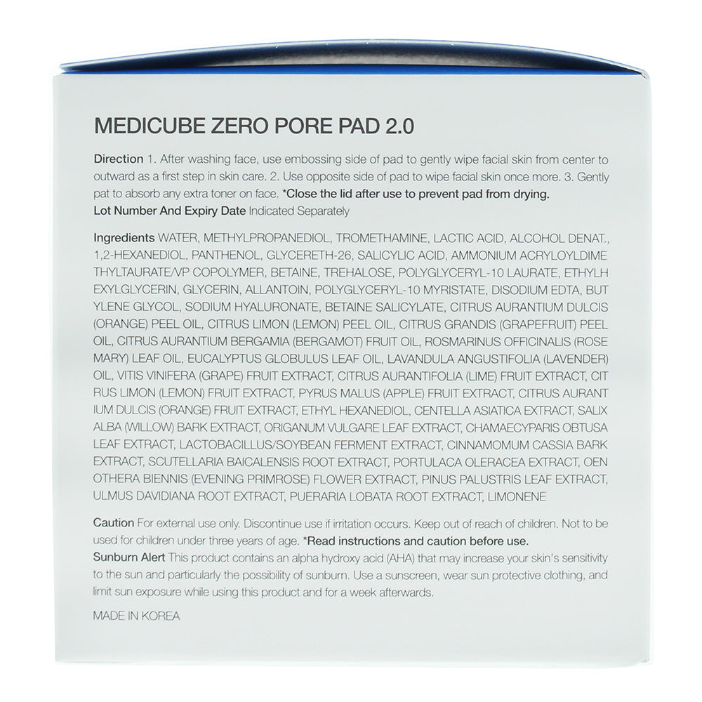 Medicube Zero Pore Pads 2.0 70 pcs