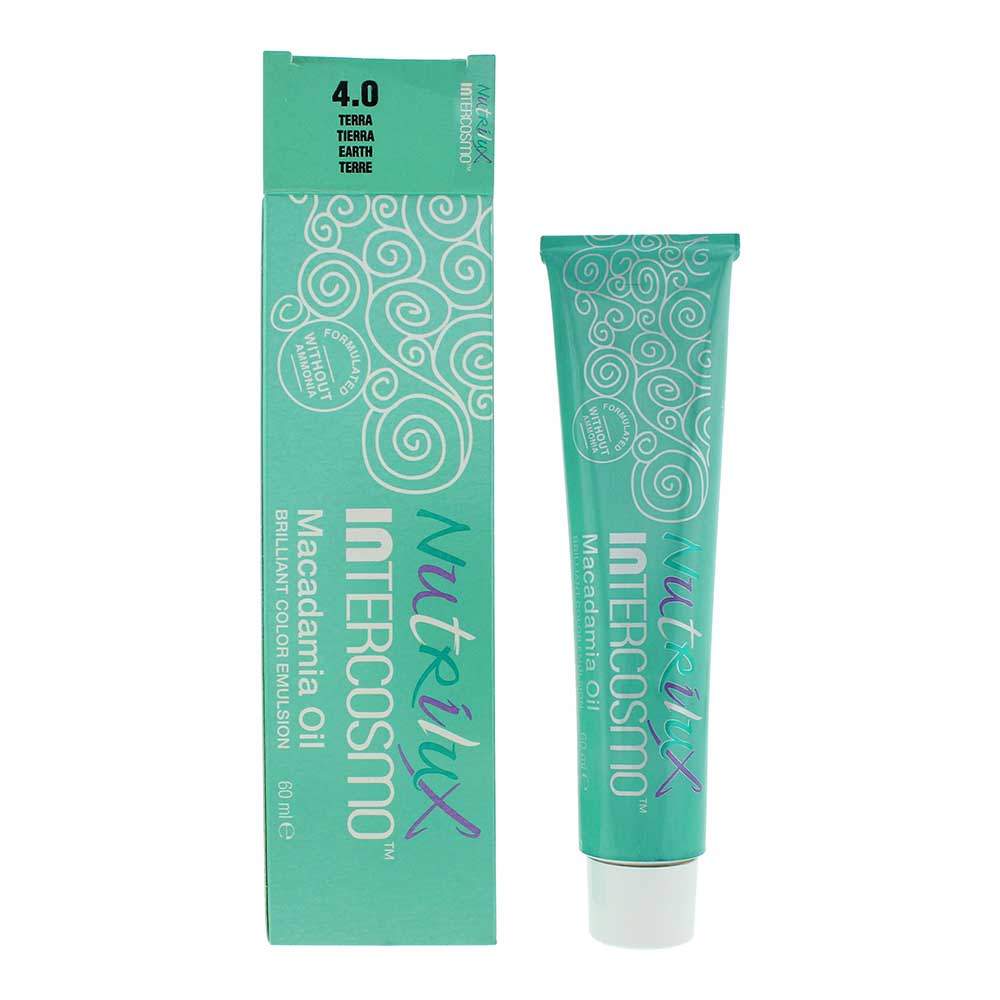 Intercosmo Nutrilux Macadamia Oil 4.0 EARTH Hair Colour 60ml