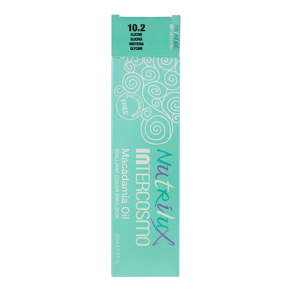 Intercosmo Nutrilux Macadamia Oil 10.2GLICINA Hair Colour 60ml - Box