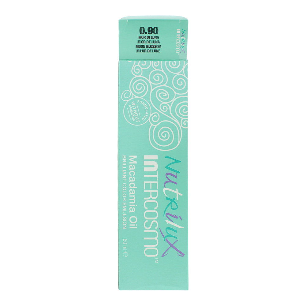 Intercosmo Nutrilux Macadamia Oil 0.90 MOON BLOSSOM Hair Colour 60ml - Box