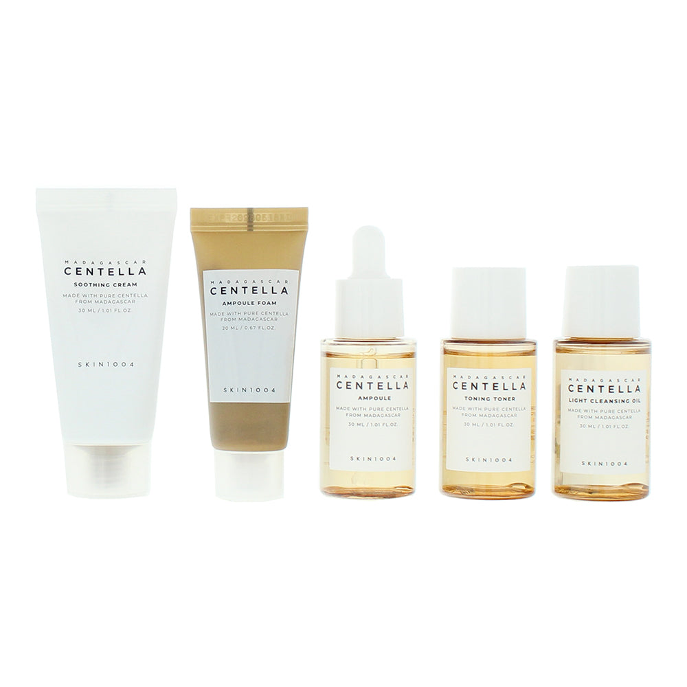 Skin1004 Madagascar Centella 5 Piece Gift Set: Cleansing Oil 30ml - Foam Cleanser - Product