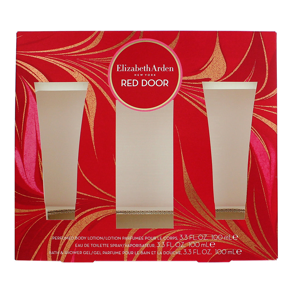 Elizabeth Arden Red Door 3 Piece Gift Set: Eau de Toilette 100ml - Body Lotion 1 - Box