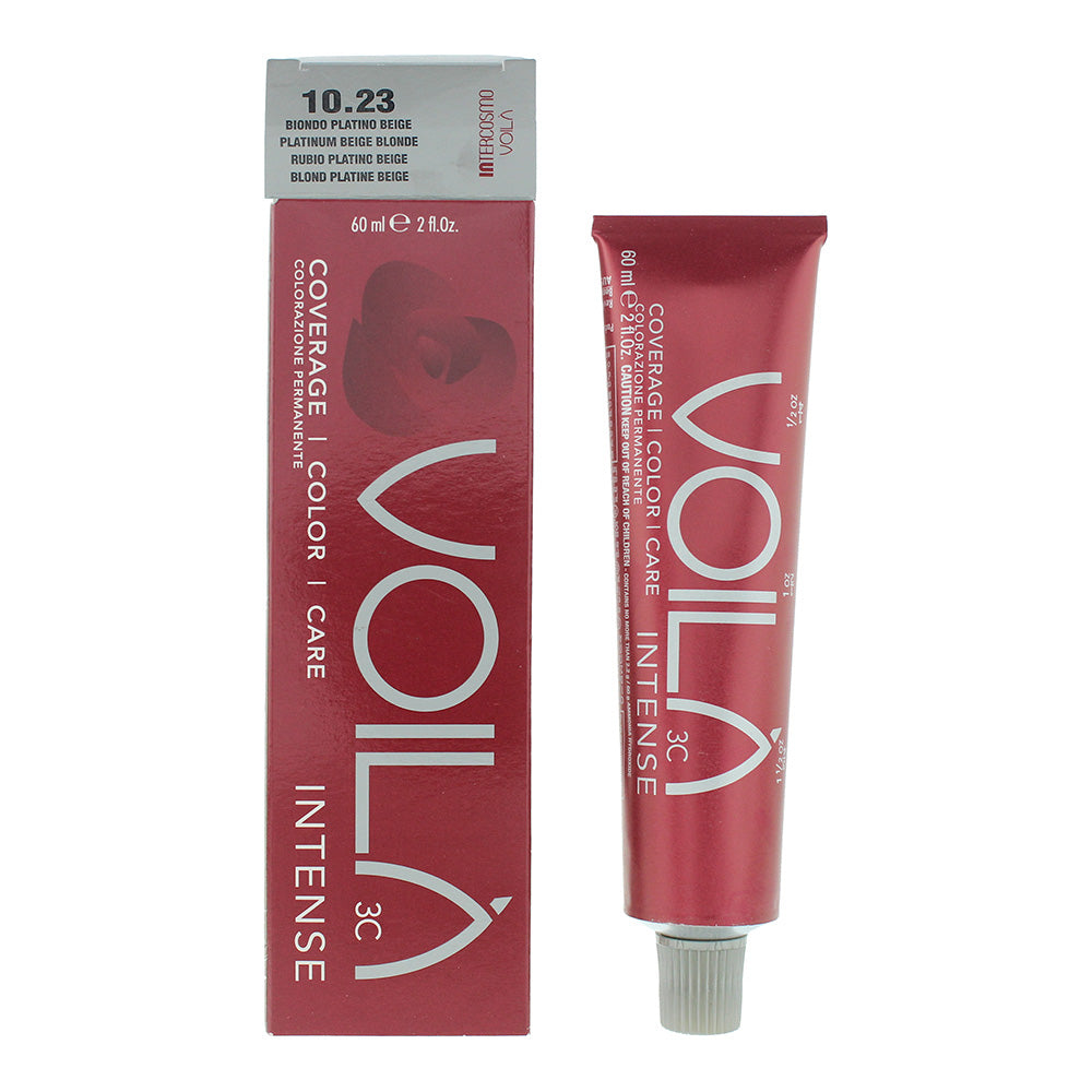 Intercosmo Voilà 3C Intense 10.23 Platinum Beige Blonde Hair Colour 60ml