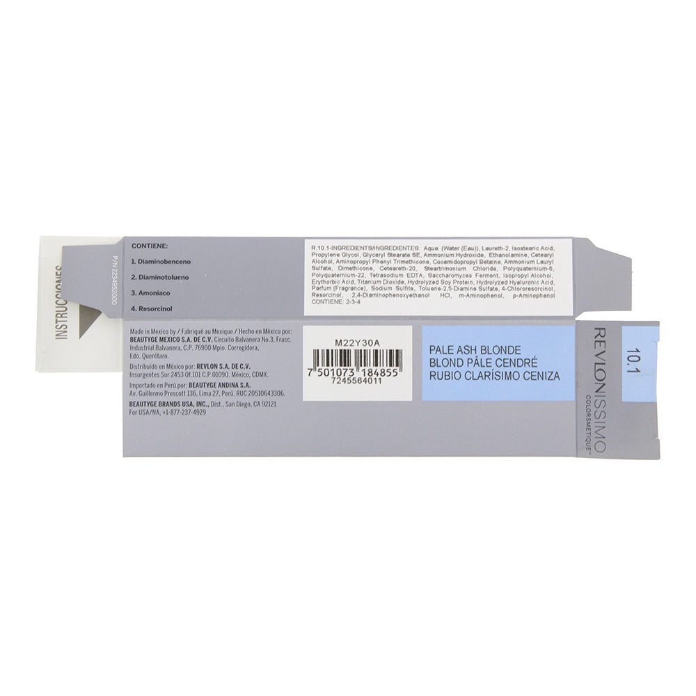Revlon Revlonissimo Colorsmetique 10.1 Pale Ash Blonde Hair Colour 60ml