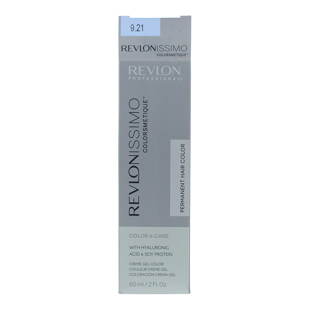 Revlon Revlonissimo Colorsmetique 9.21 Very Light Iridescent Ash Blonde Hair Col - Box