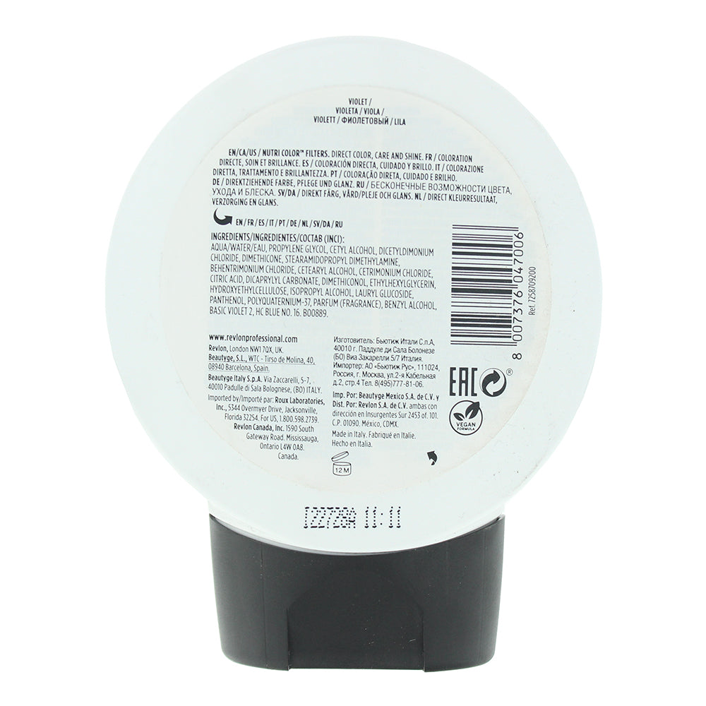 Revlon Nutri Color Filters 200 Violet 3 In 1 Hair Colour 240ml - Ingredients