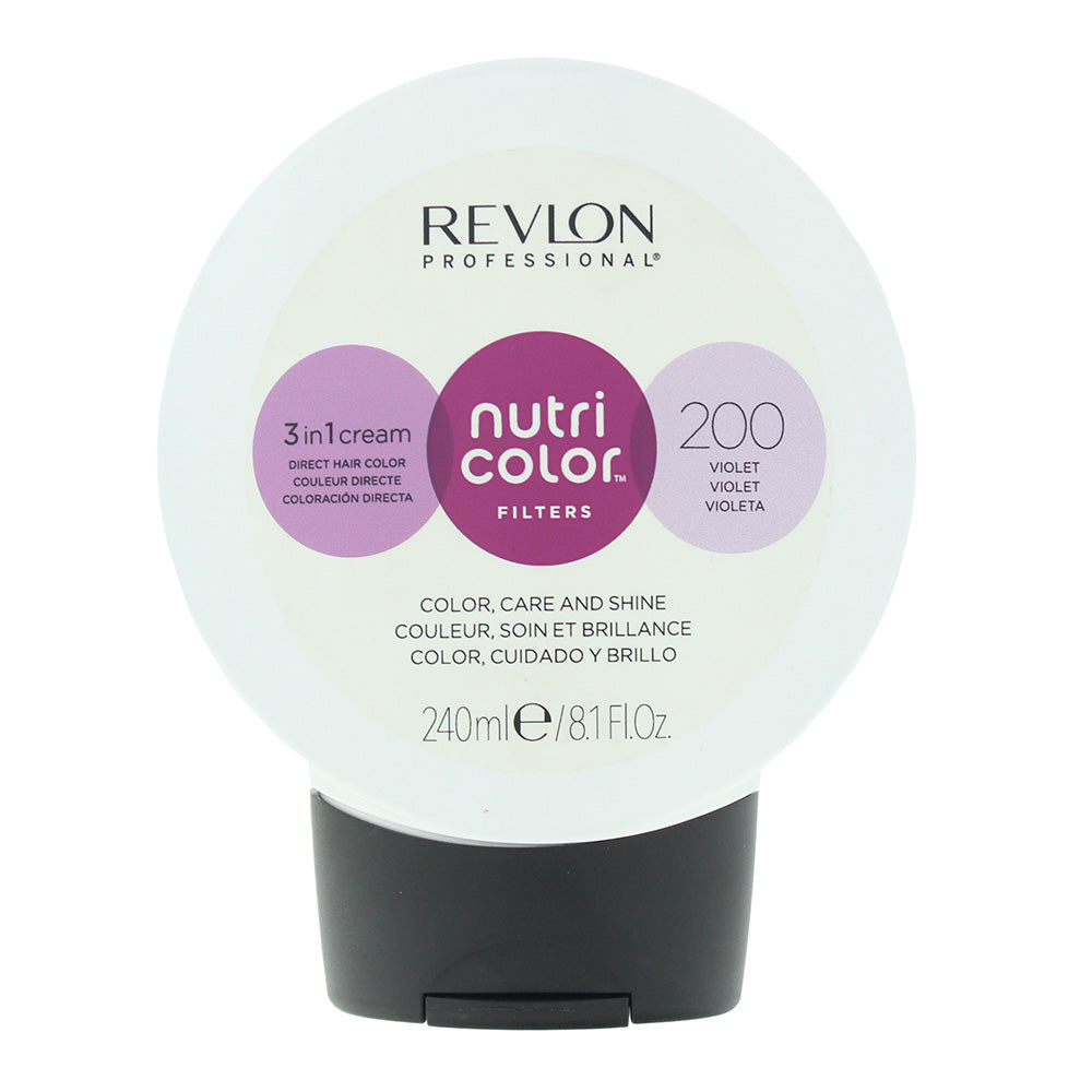 Revlon Nutri Color Filters 200 Violet 3 In 1 Hair Colour 240ml