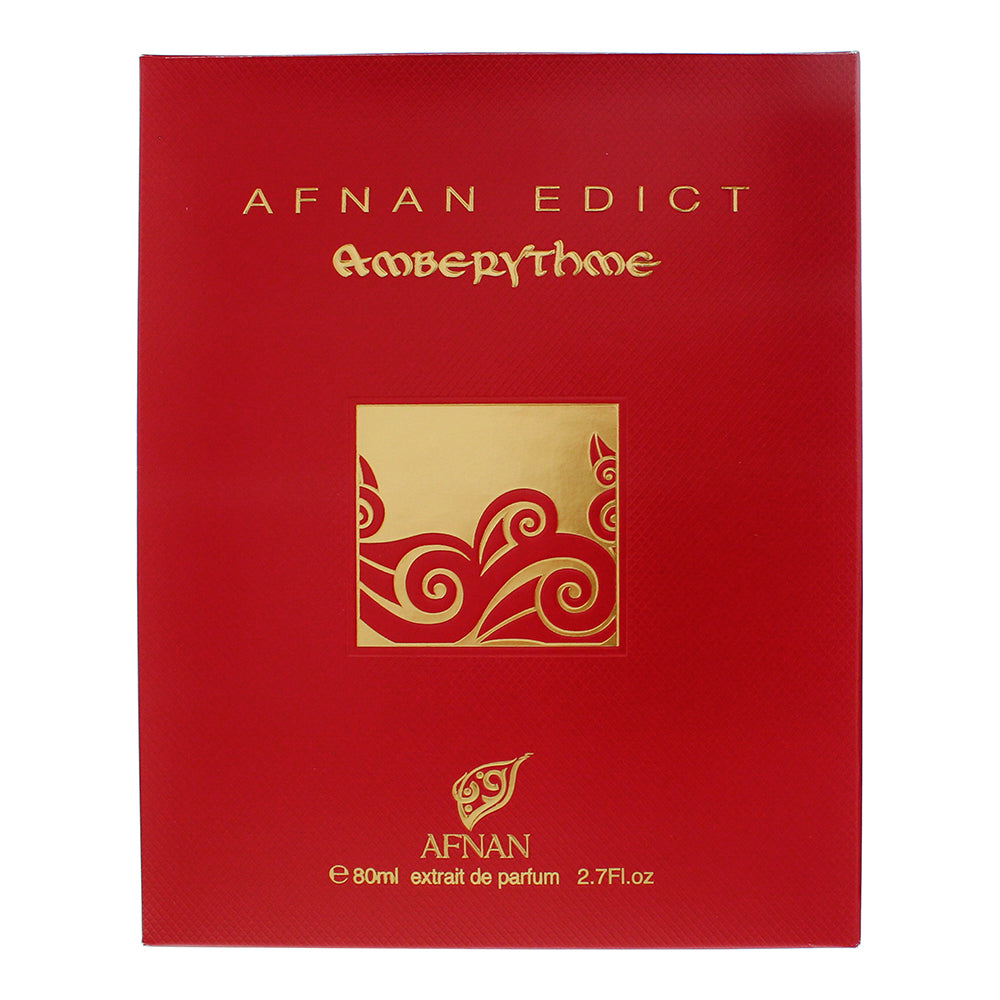 Afnan Edict Amberythme Extrait de Parfum 80ml - Box