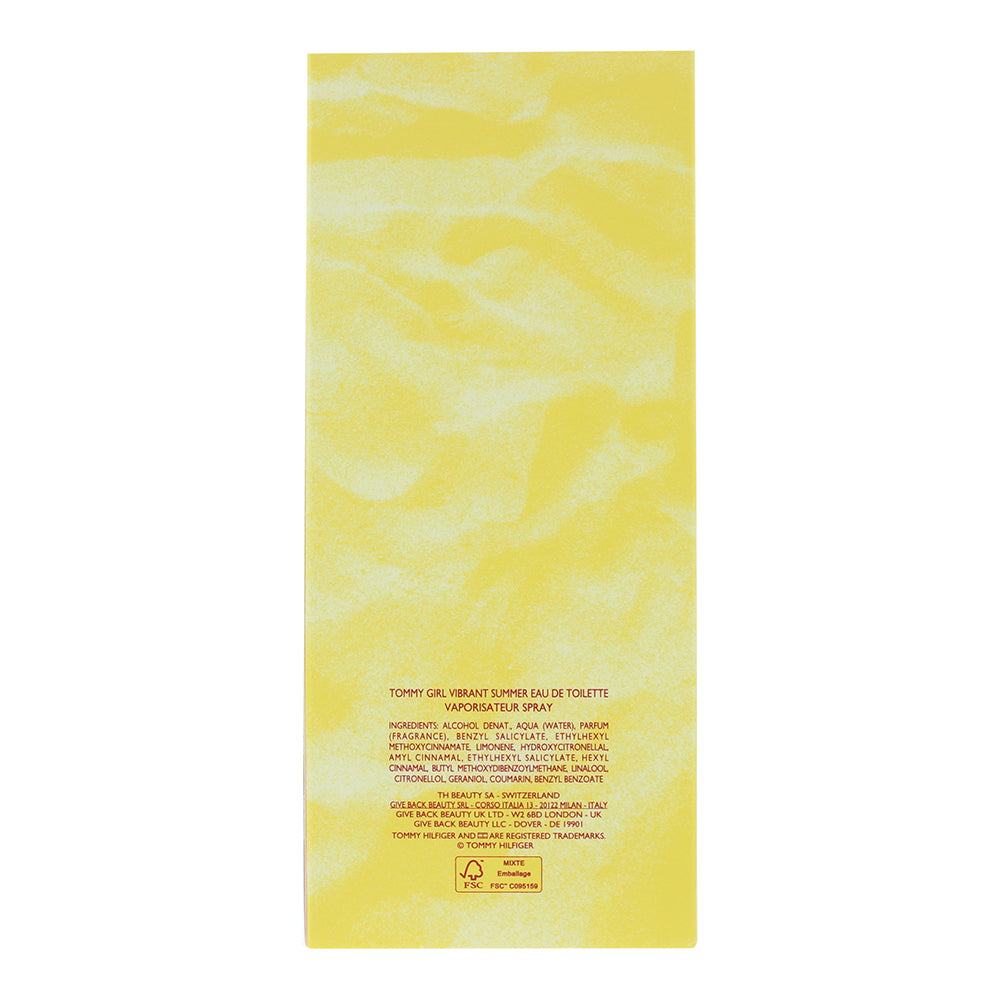 Tommy Hilfiger Tommy Girl Vibrant Summer Eau De Toilette 100ml