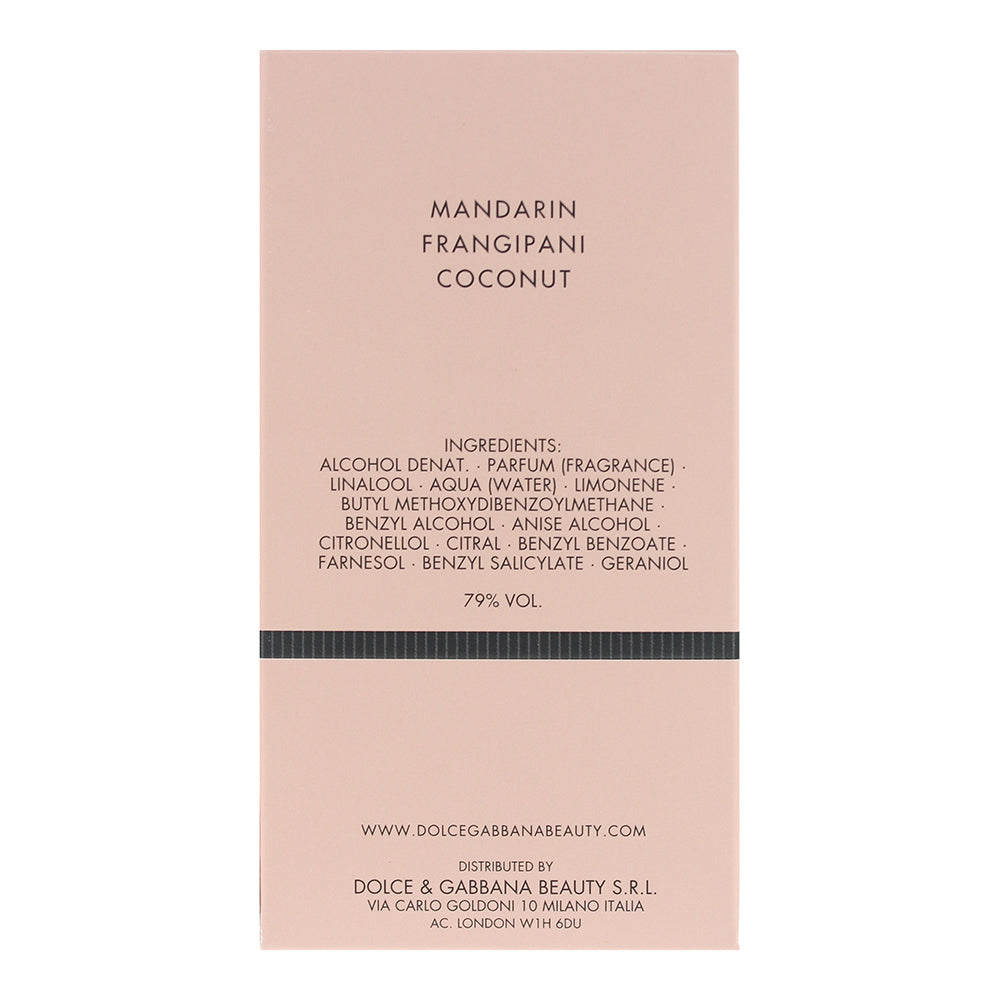 Dolce & Gabbana Dolce Garden Eau de Parfum 50ml - Ingredients