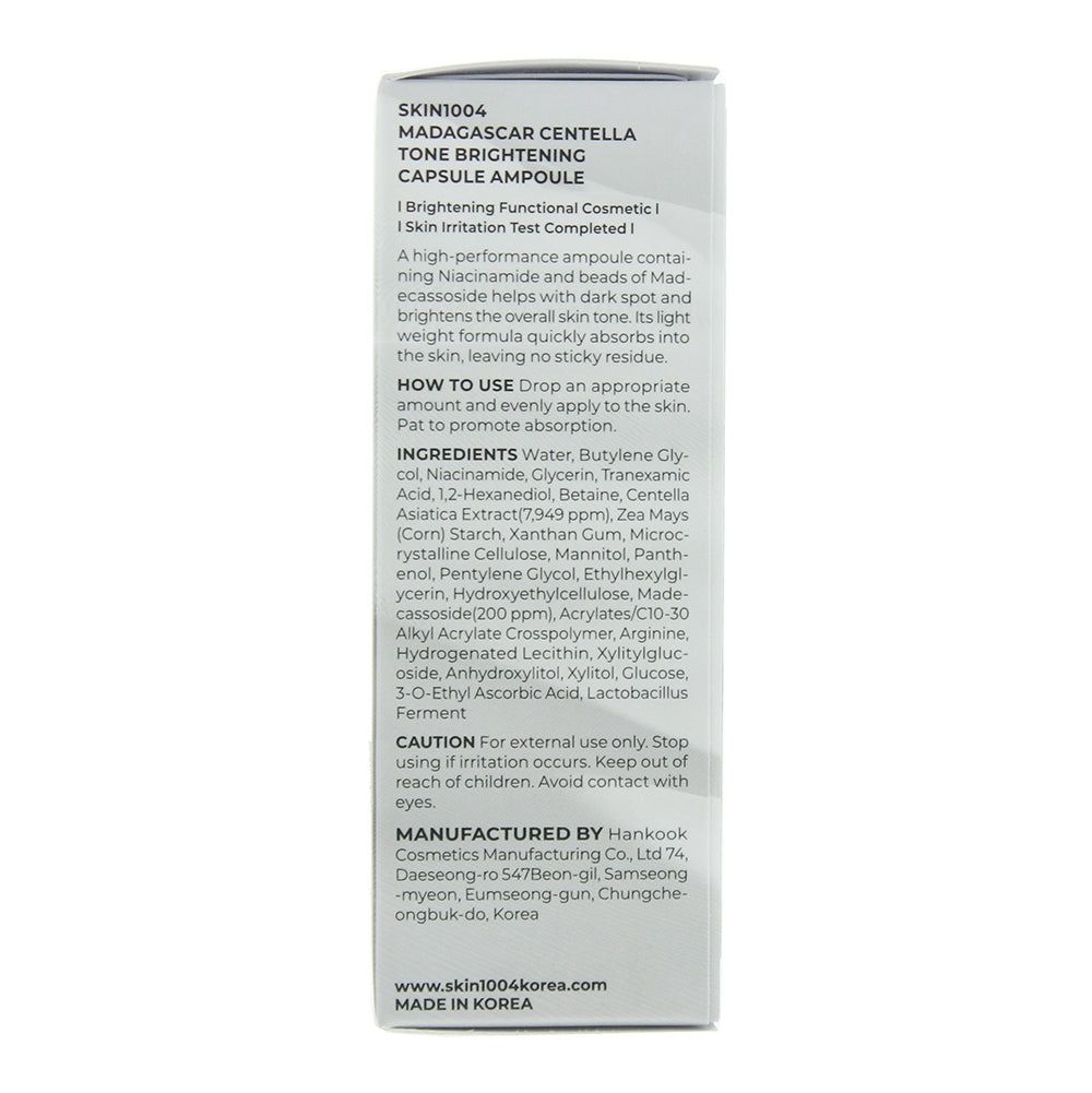 Skin1004 Madagascar Centella Tone Brightening Capsule Ampoule 30ml