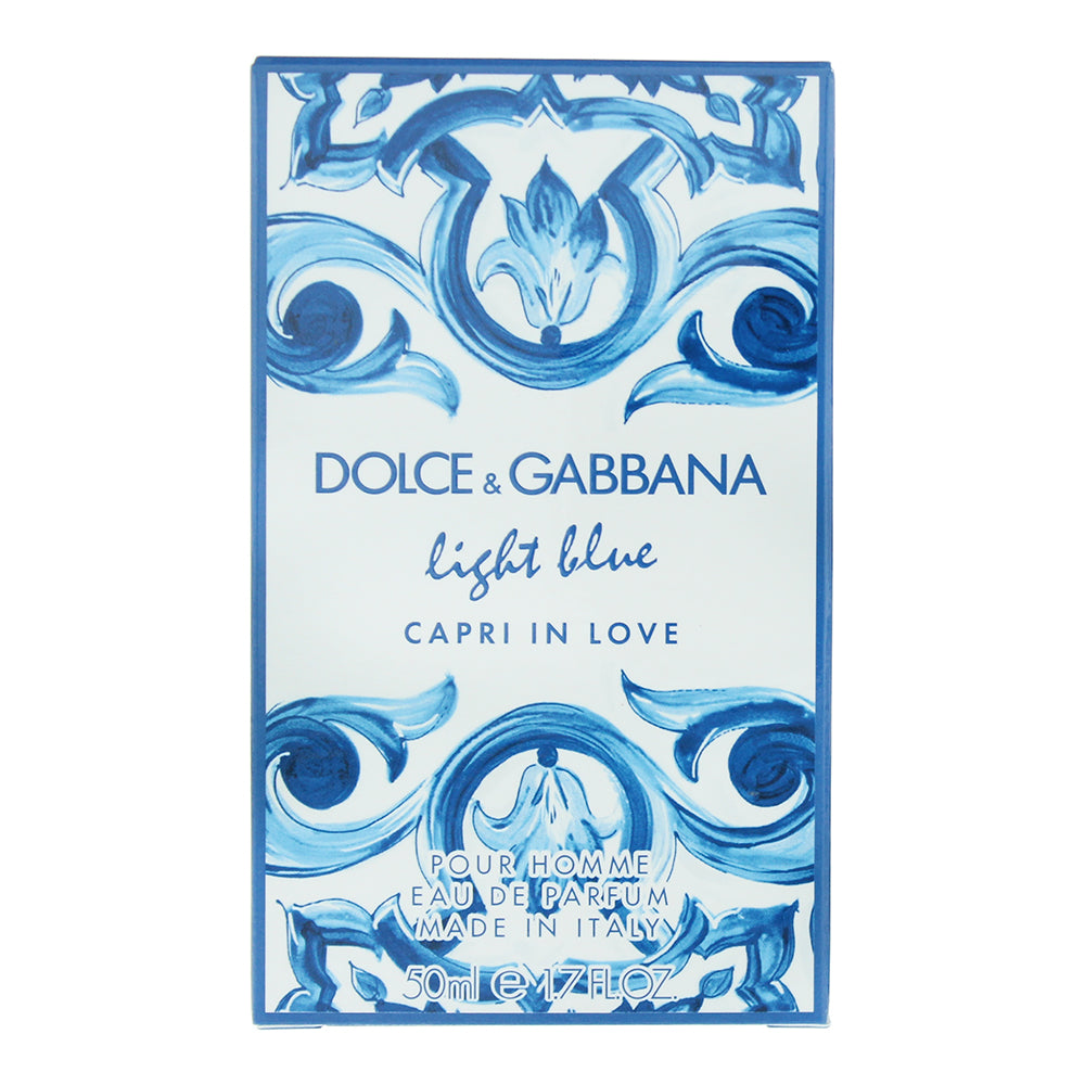 Dolce & Gabbana Light Blue Capri In Love Men Eau de Parfum 50ml - Box