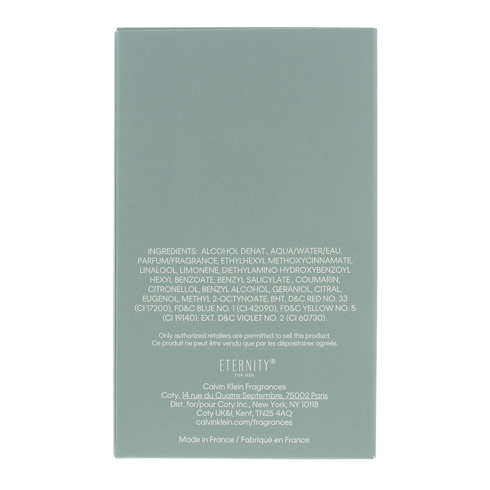 Calvin Klein Eternity Cologne For Men  Eau de Toilette 100ml