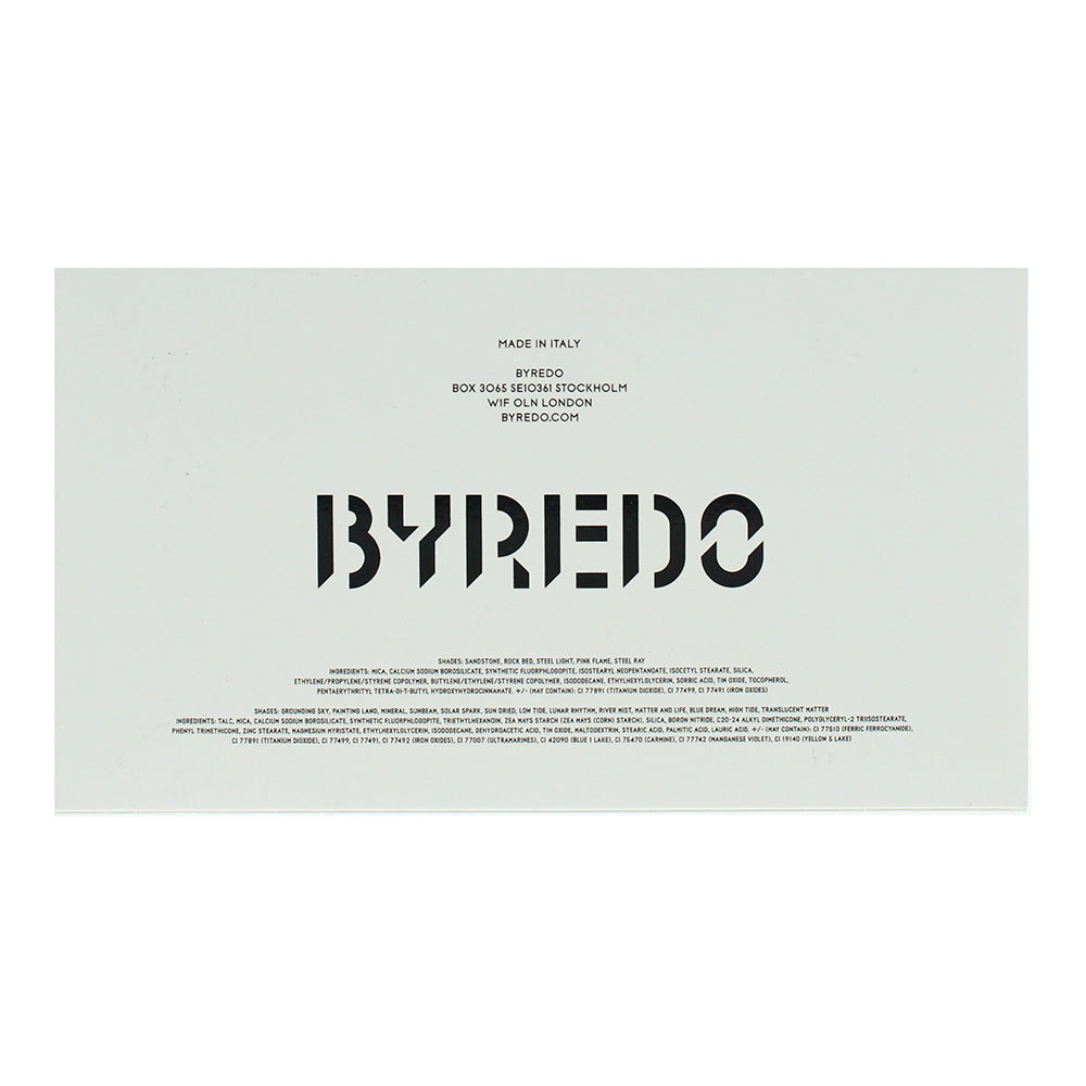 Byredo Mineralscapes 18C Make-Up Palette 30g - Ingredients