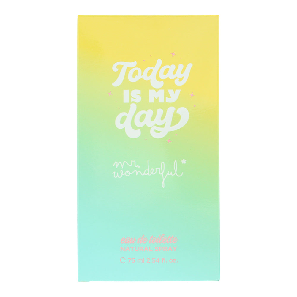 Mr Wonderful Today Is My Day Eau de Toilette 75ml - Box
