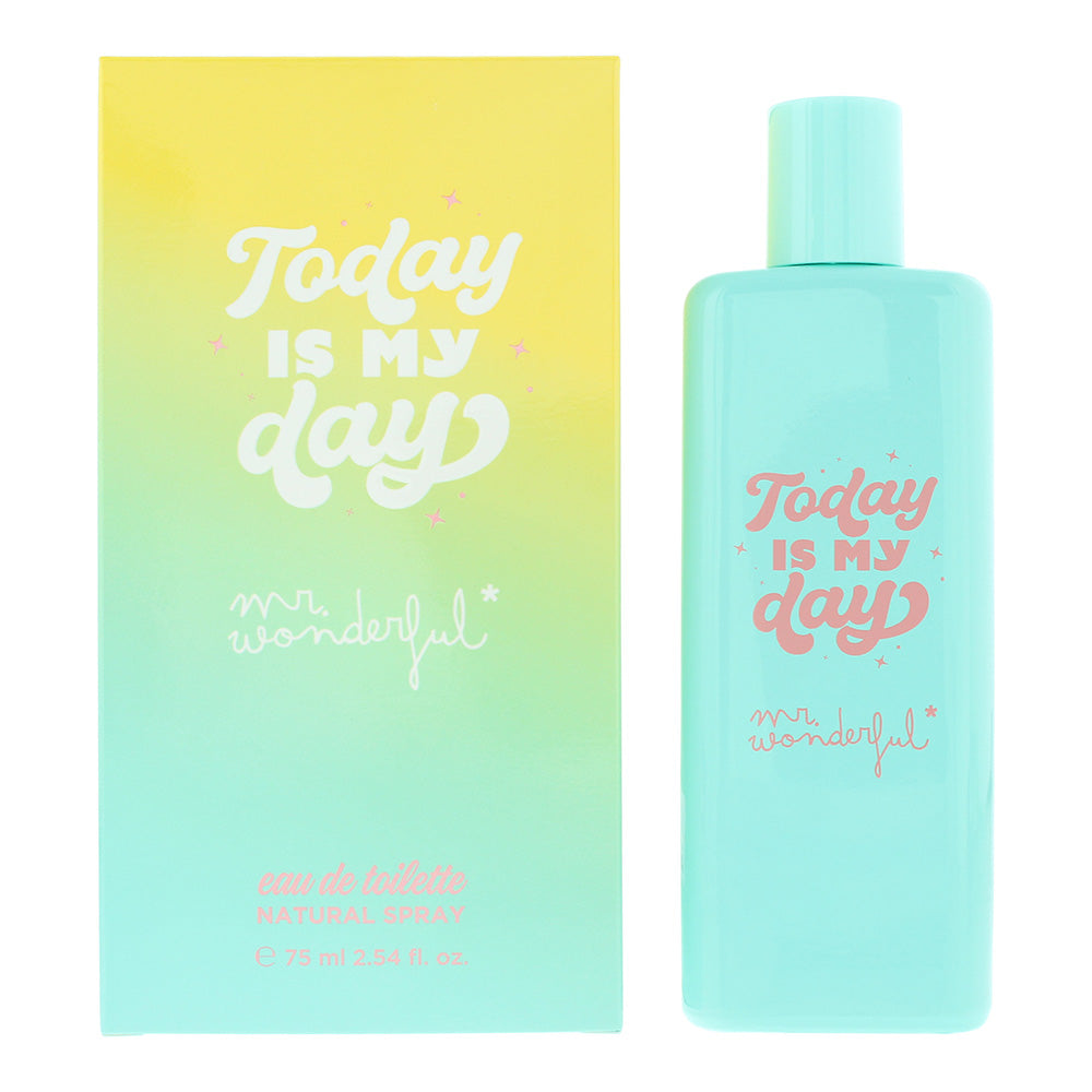 Mr Wonderful Today Is My Day Eau de Toilette 75ml