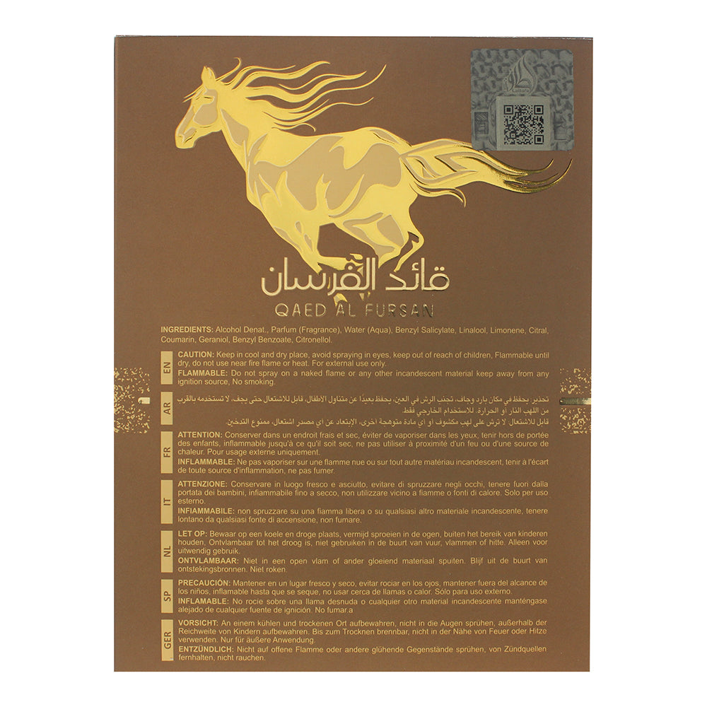 Lattafa Qaed Al Fursan Untamed Eau de Parfum 90ml
