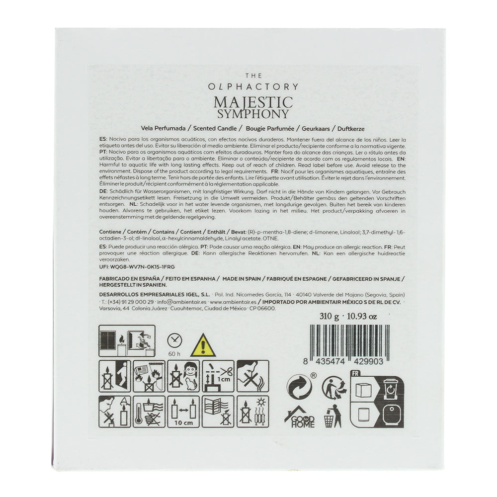 The Olphactory Majestic Symphony Scented Candle 310g