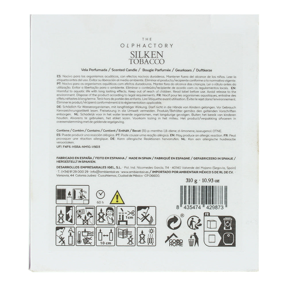 The Olphactory Silken Tobacco Scented Candle 310g