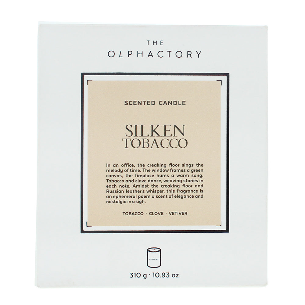 The Olphactory Silken Tobacco Scented Candle 310g - Box