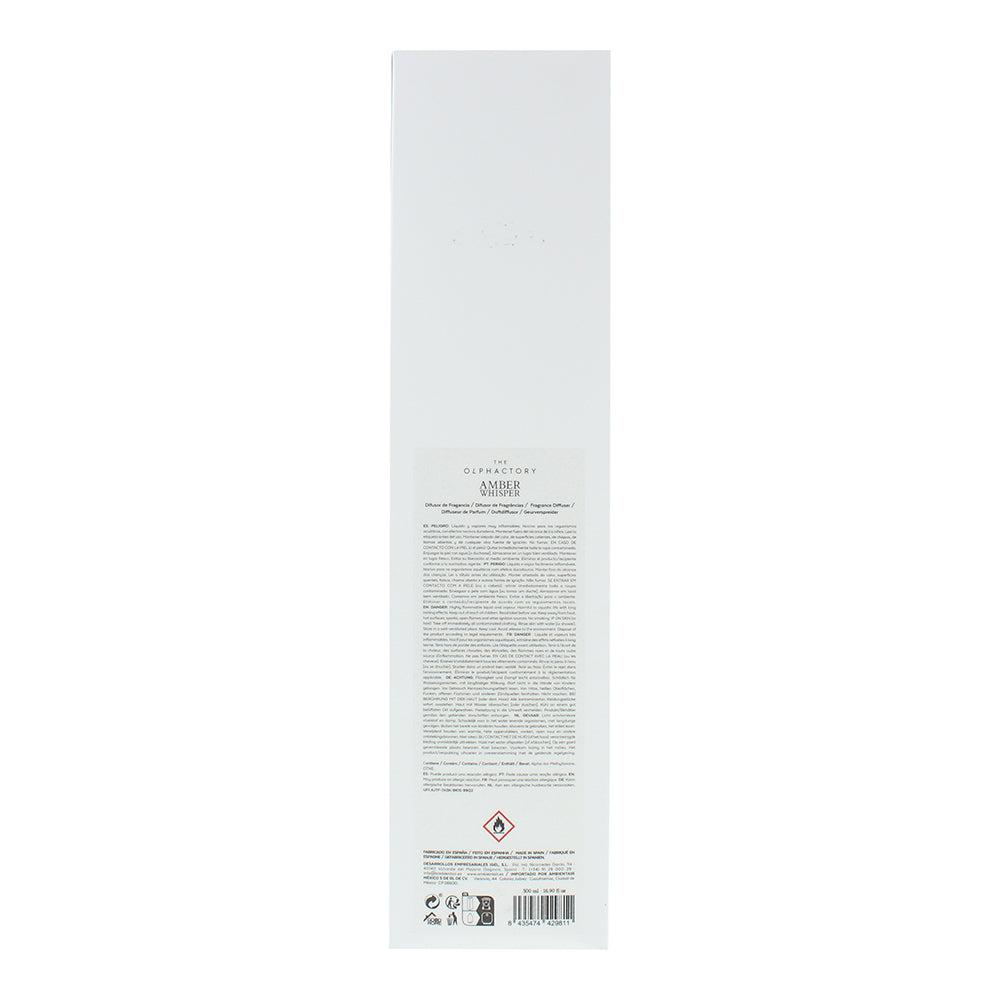 The Olphactory Amber Whisper Diffuser 500ml