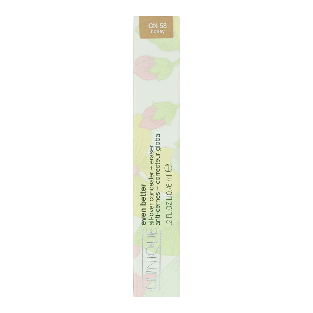 Clinique Even Better All-Over CN 58 Honey Concealer + Eraser 6ml - Box