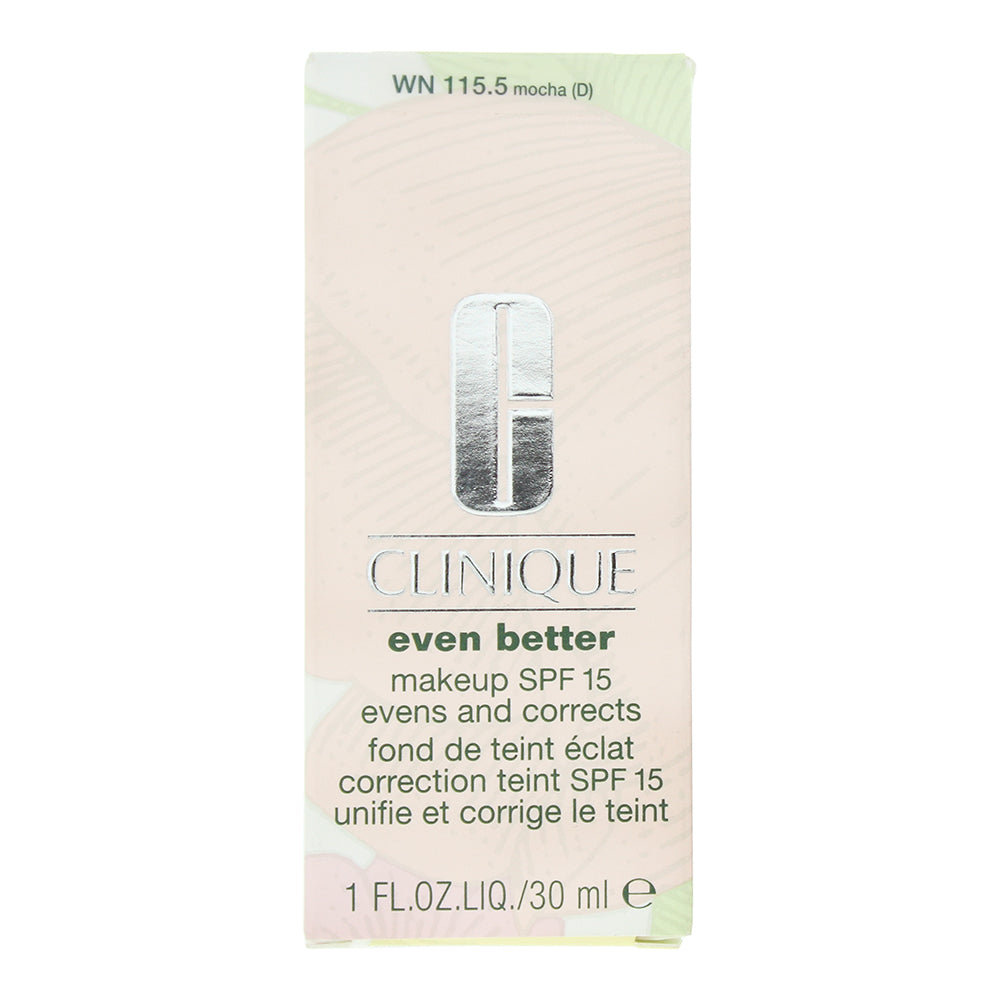 Clinique Even Better Makeup SPF 15 WN 115.5 Mocha Foundation 30ml - Box