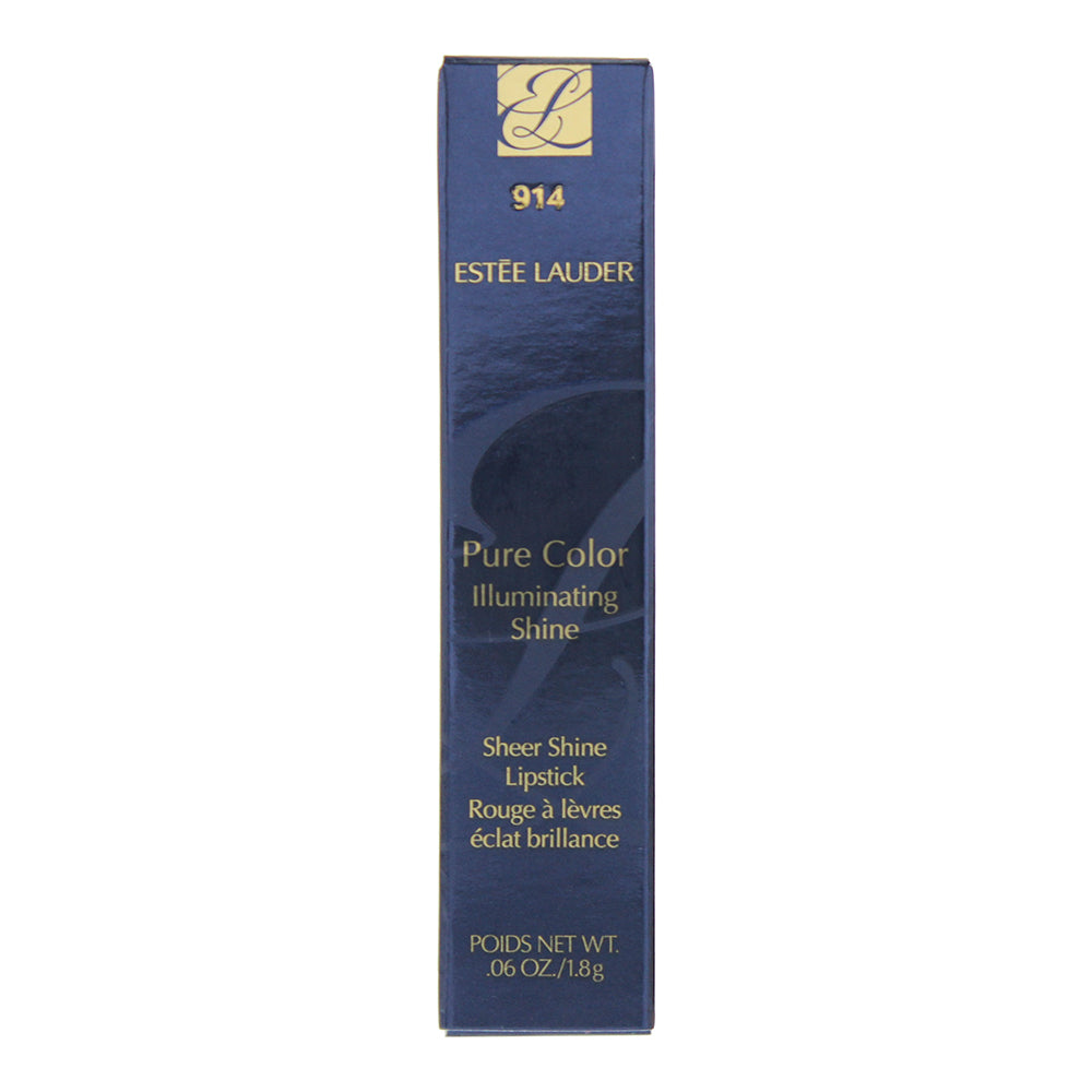 Estée Lauder Pure Color Illuminating Shine 914 Unpredictable Lipstick 1.8g - Box