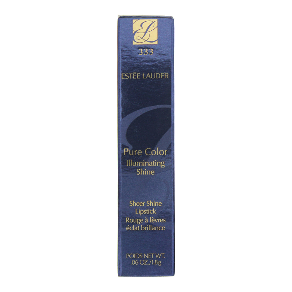 Estée Lauder Pure Color Illuminating Shine 333 Persuasive Lipstick 1.8g - Box