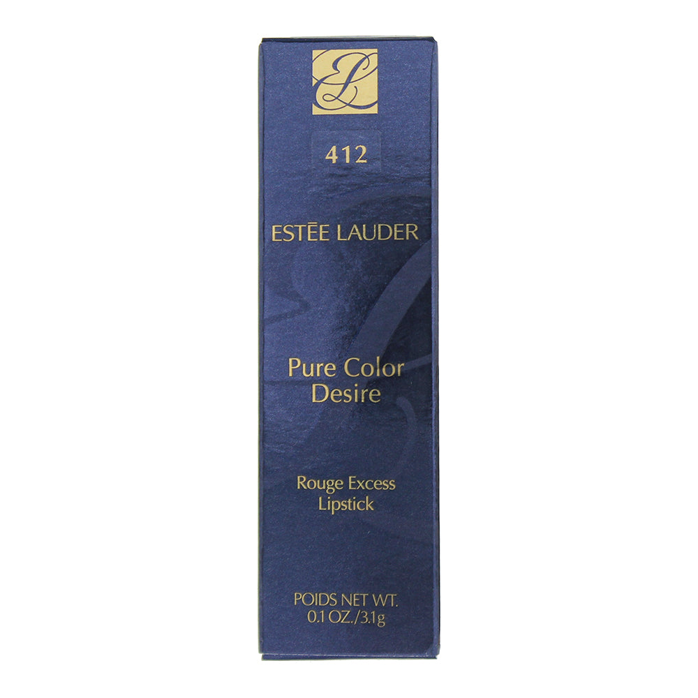 Estée Lauder Pure Color Desire 412 Unhinged (Chrome) Lipstick 3.1g - Box