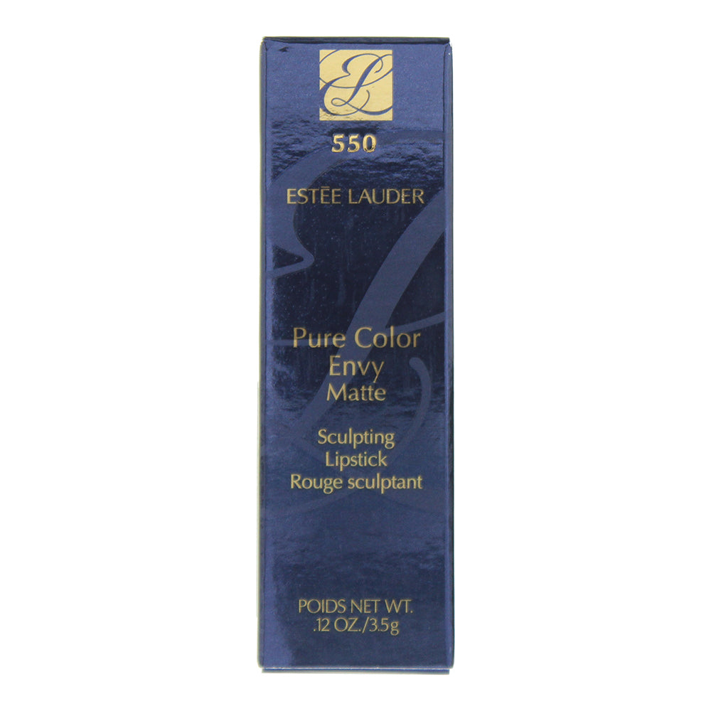 Estée Lauder Pure Color Envy Matte 550 Mind Game Lipstick 3.5g - Box