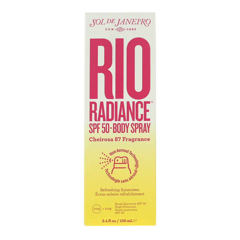 Sol De Janeiro Rio Radiance SPF 50 Body Spray 100ml - Box