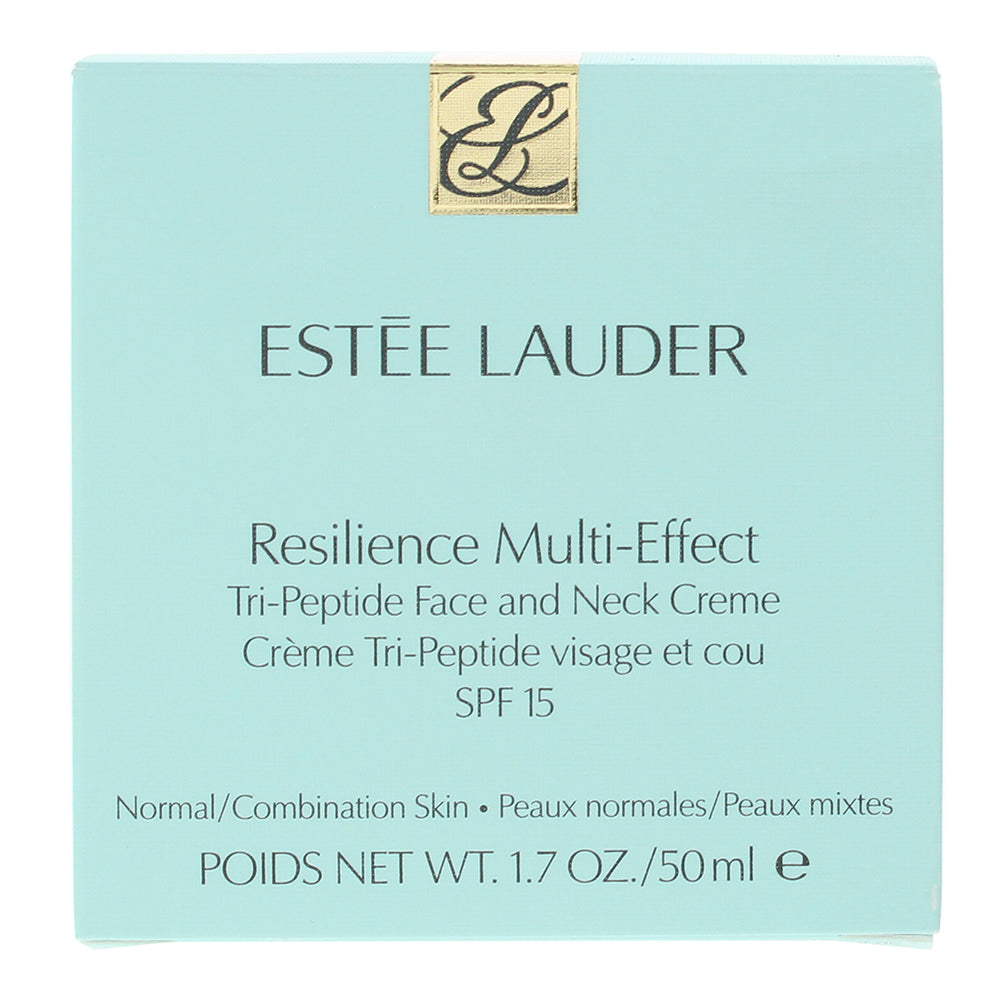 Estée Lauder Resilience Multi-Effect Tri-Peptide Face And Neck Cream SPF15 50ml - Box